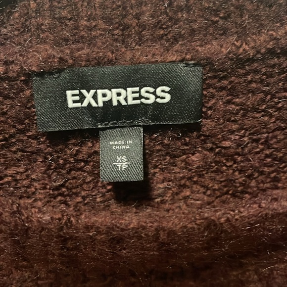 Plum colored express sweater - Picture 2 of 3